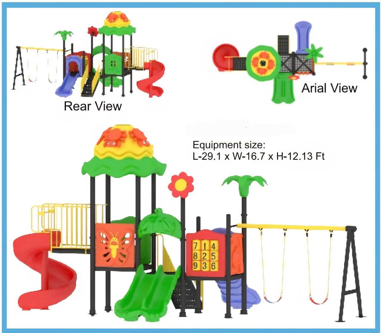 Outdoor Multi Play Station Manufacturer Model RG-MPS-03