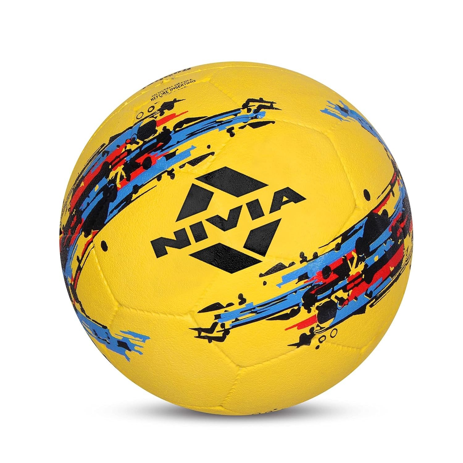 Football Size - 5 | Nivia Storm Football | Rubberized Moulded | Suitable for Hard Ground without Grass | Training Ball | Soccer Ball | Football for Men & Women